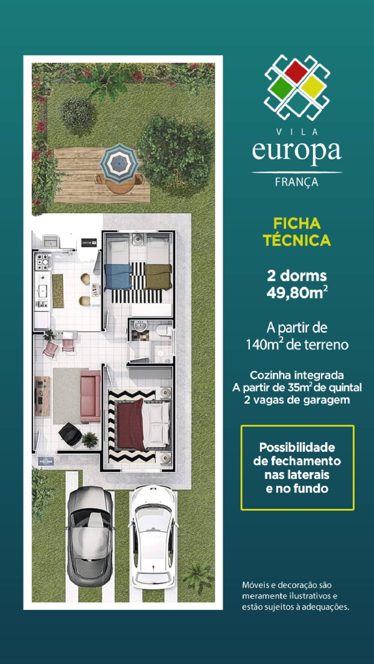 Casa de Condomínio, 2 quartos - Foto 14