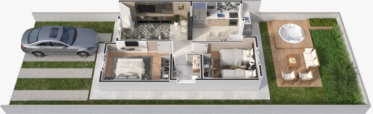 Casa de Condomínio, 2 quartos - Foto 9