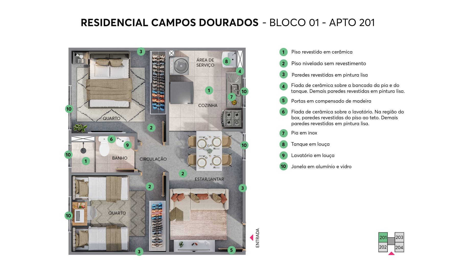 Apartamento, 2 quartos, 40 m² - Foto 15