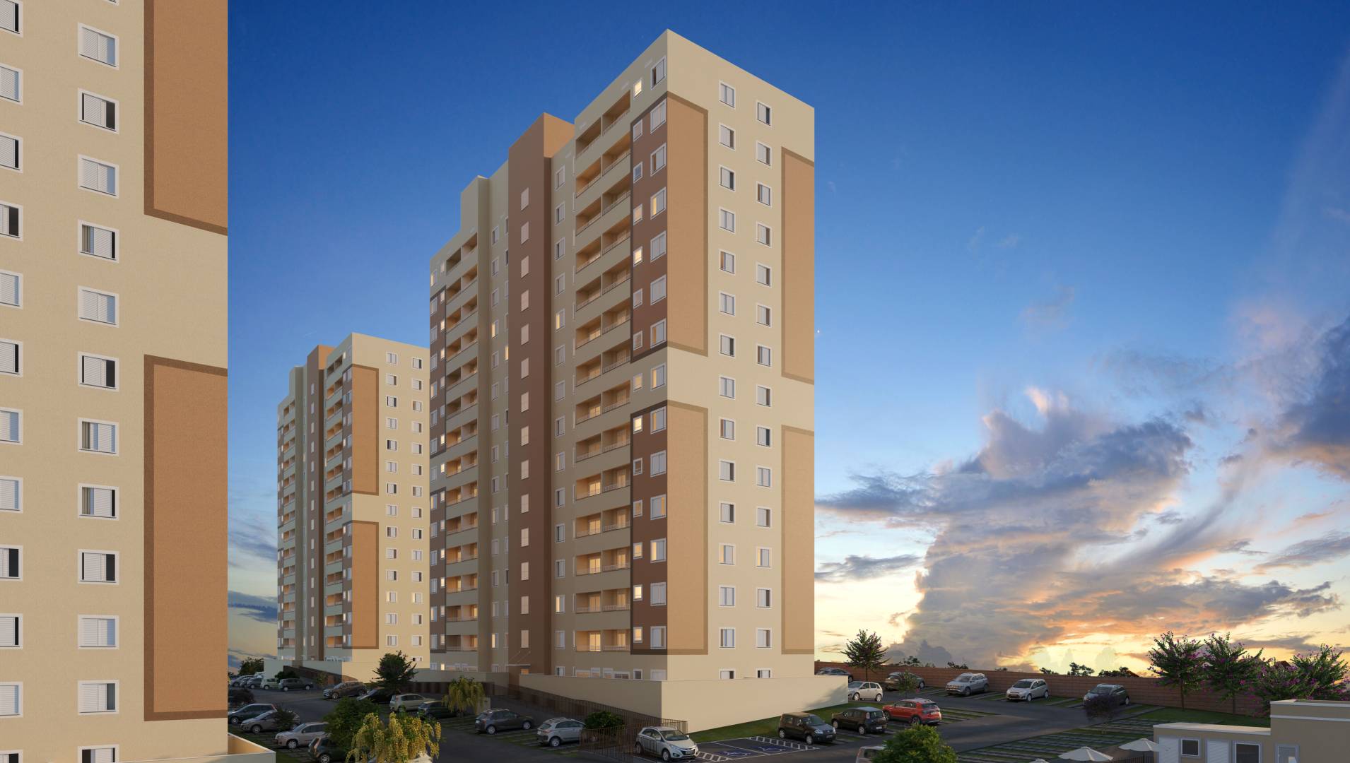 Apartamento, 2 quartos, 44 m² - Foto 3