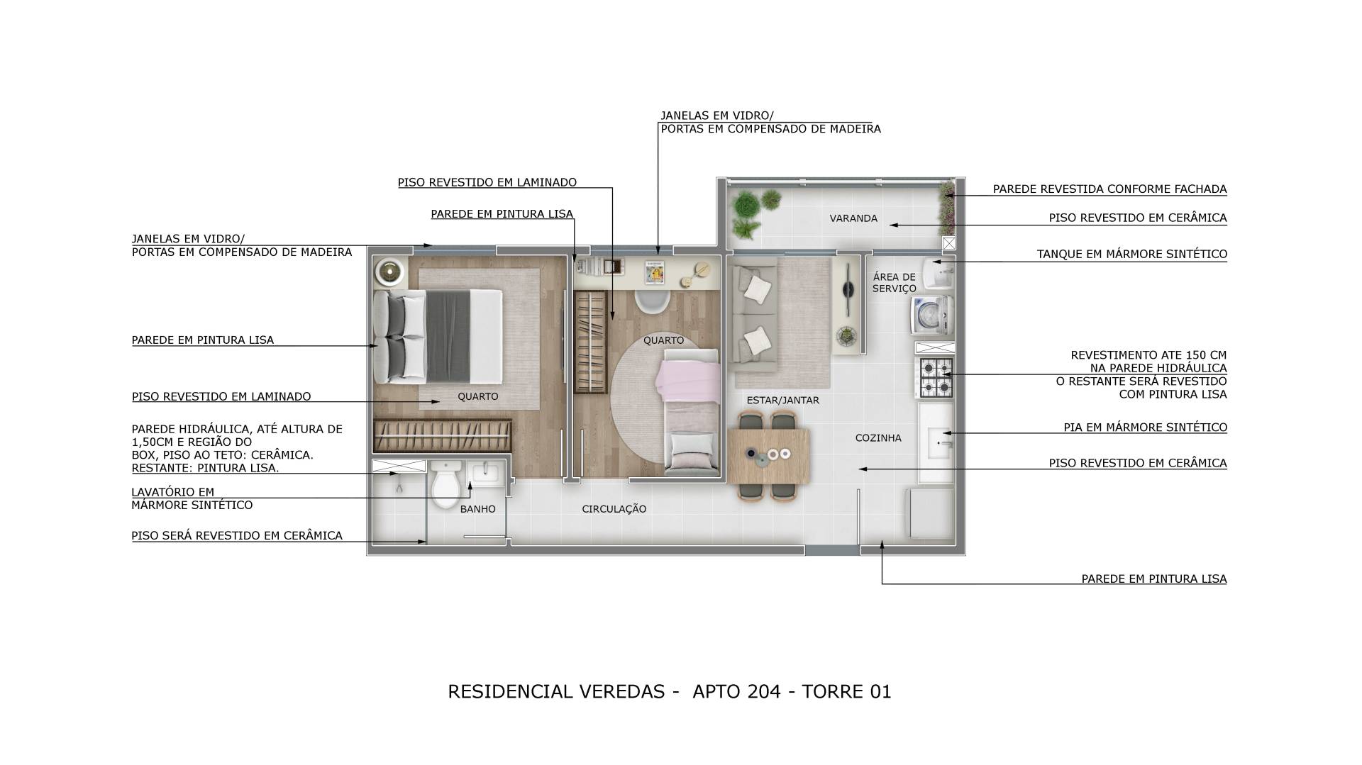 Apartamento, 2 quartos, 44 m² - Foto 11