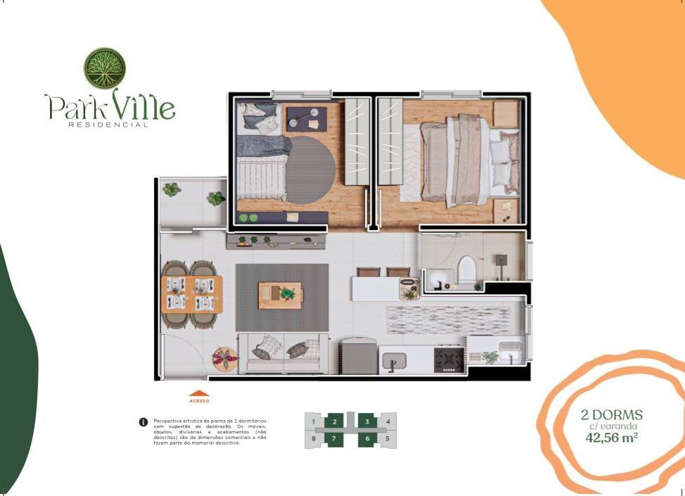 Apartamento, 2 quartos, 47 m² - Foto 21