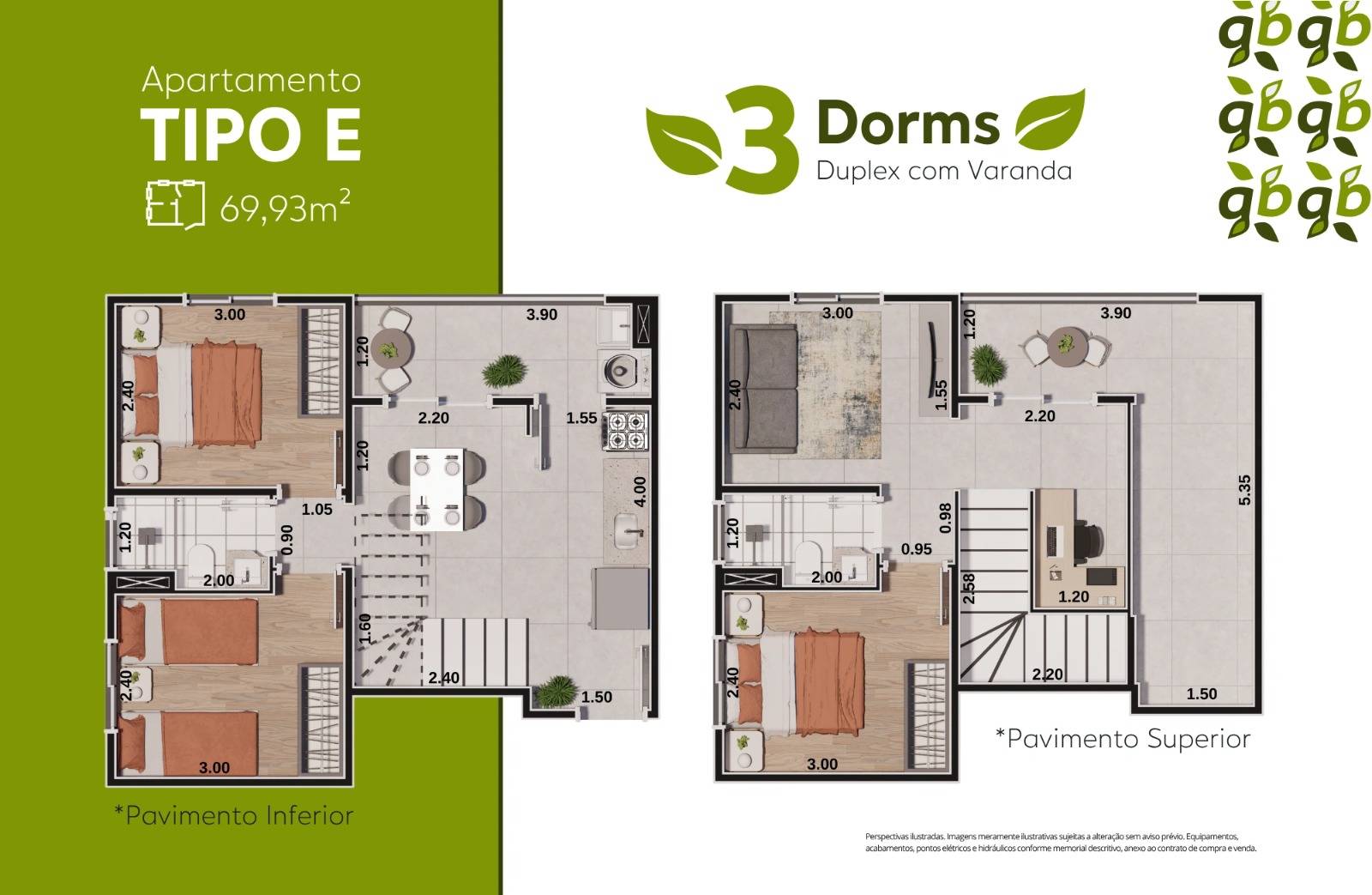 Apartamento, 2 quartos, 43 m² - Foto 3