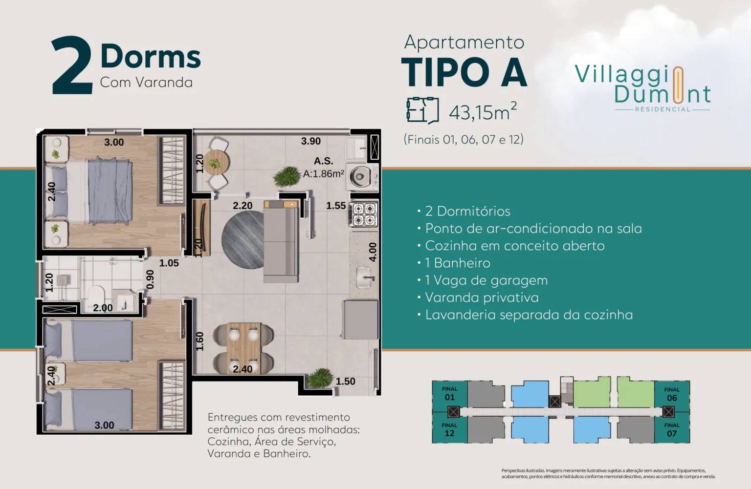 Apartamento, 2 quartos, 40 m² - Foto 20