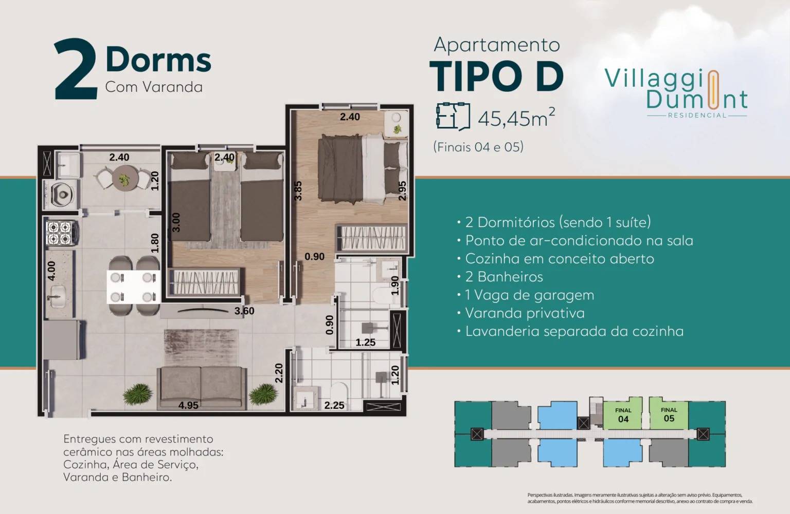 Apartamento, 2 quartos, 40 m² - Foto 23