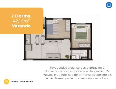 Apartamento, 2 quartos - Foto 24
