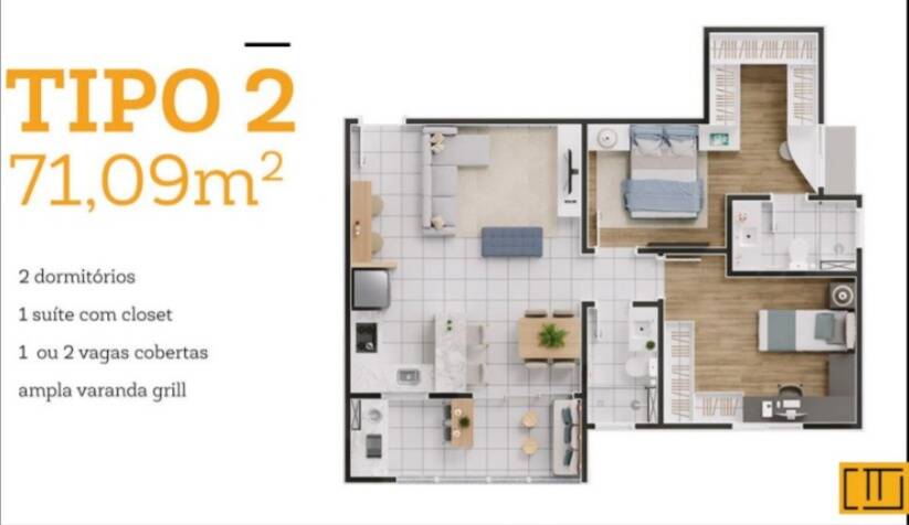 Apartamento, 2 quartos, 71 m² - Foto 14