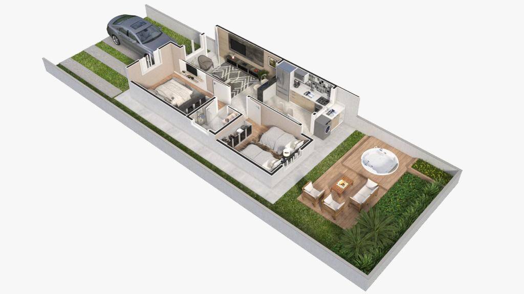 Casa de Condomínio, 2 quartos - Foto 7